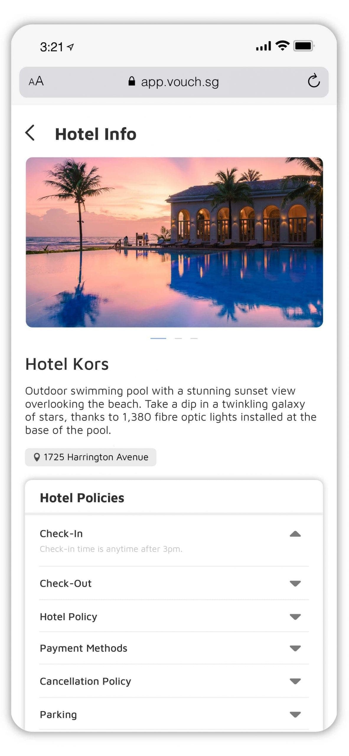 Guest opening digital compendium hotel information