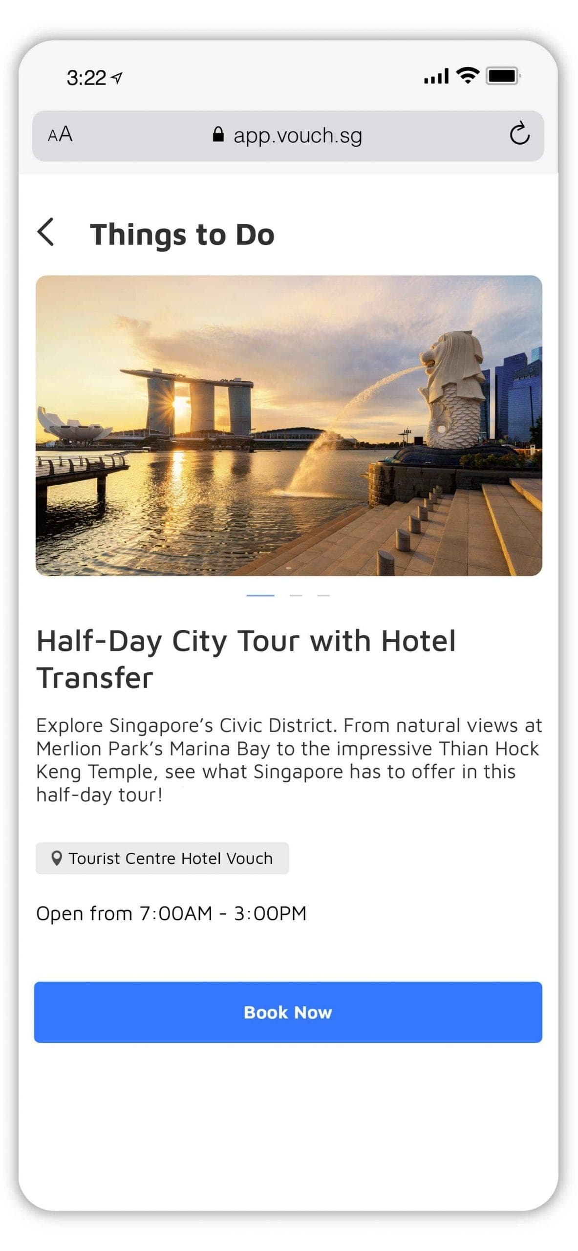 Guest viewing attraction details