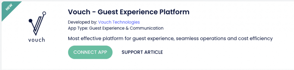 Cloudbeds × Vouch Guest Experience Platform Integration — preview