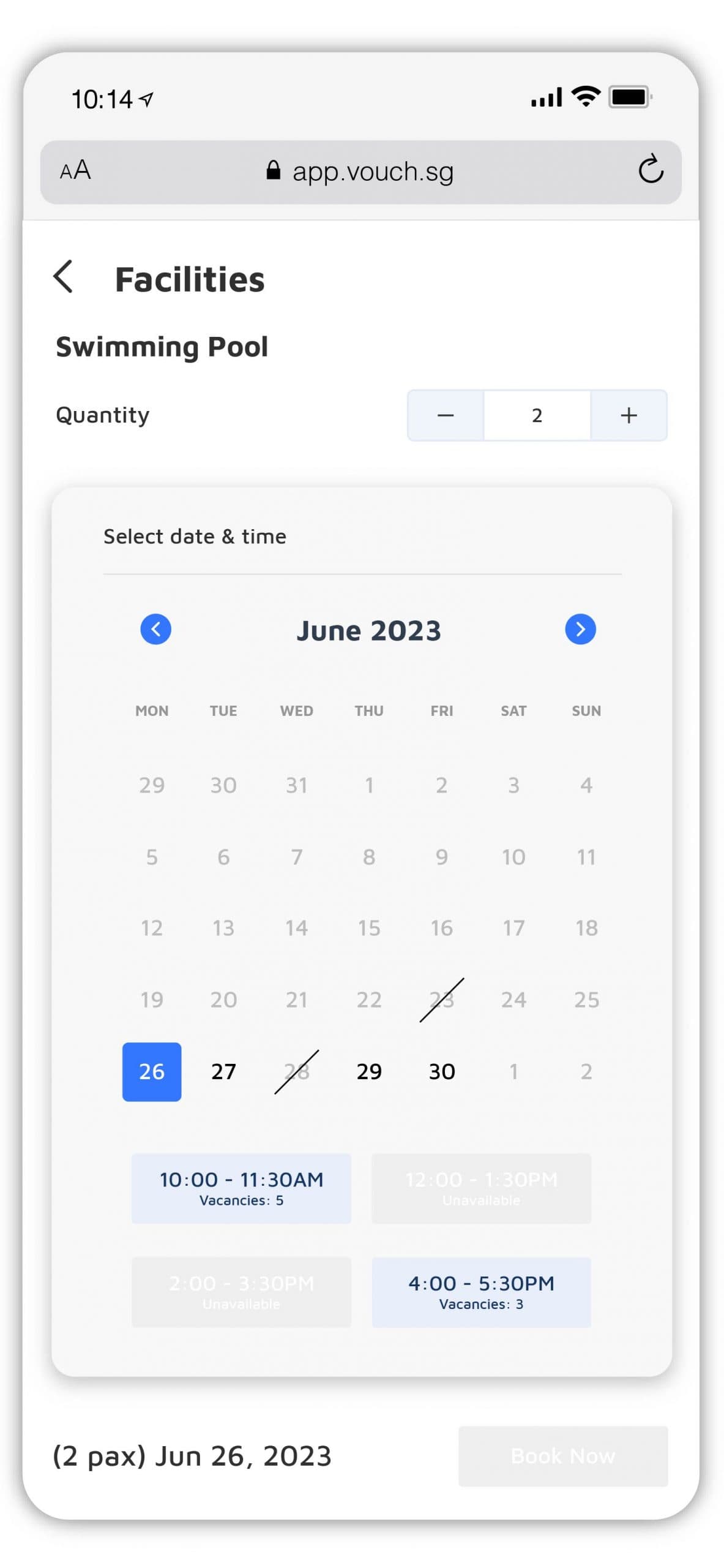3. Make A Booking